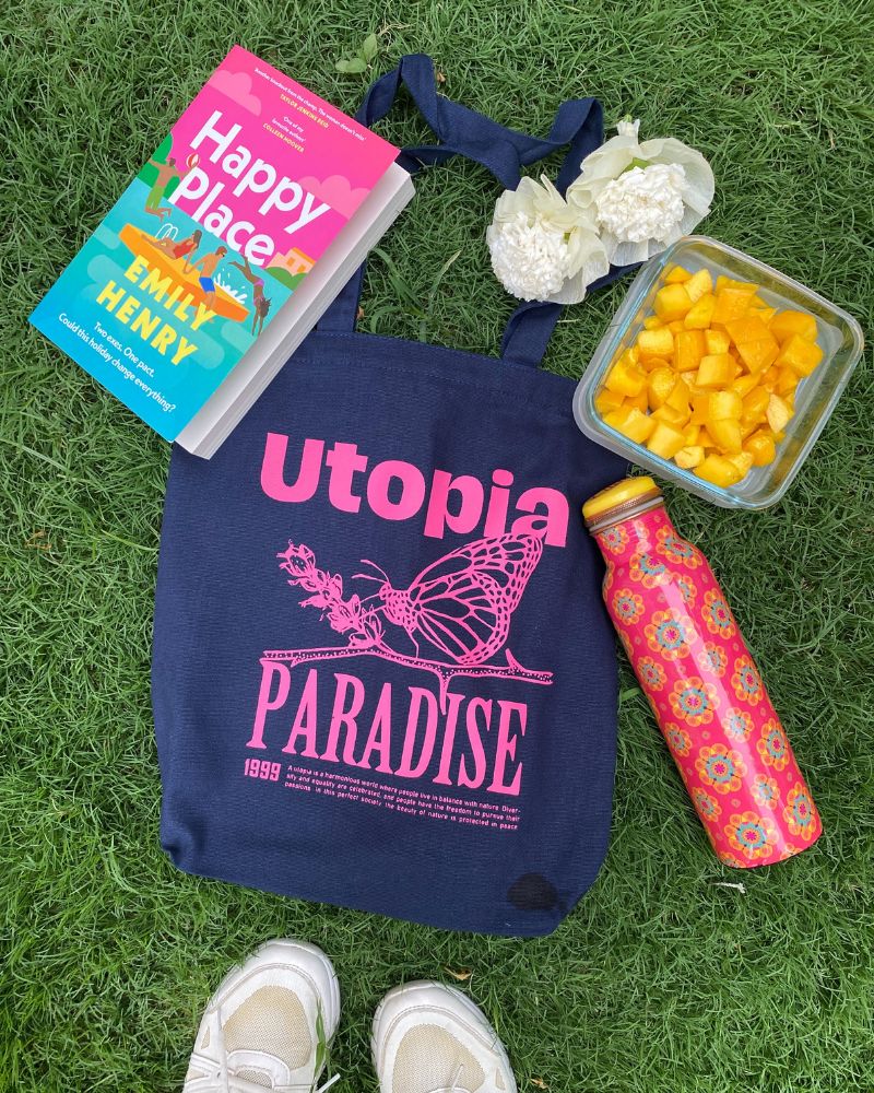 Zipper Tote Bag - Utopia