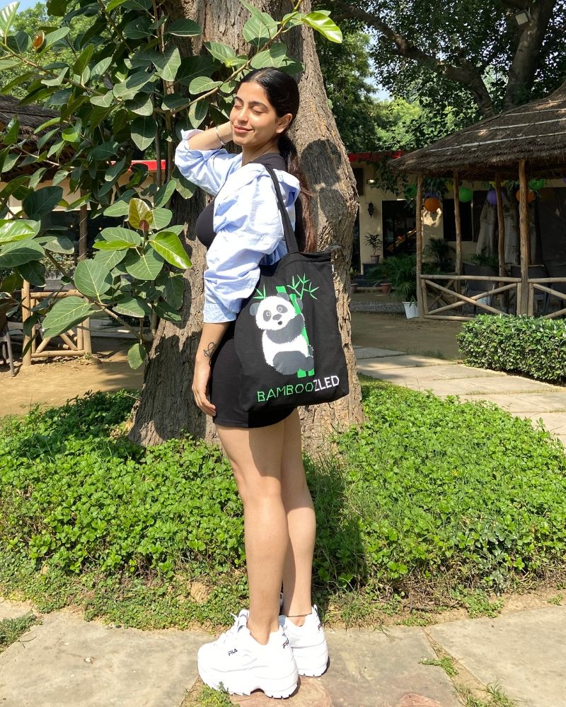 Zipper Tote Bag - Bamboozled Panda