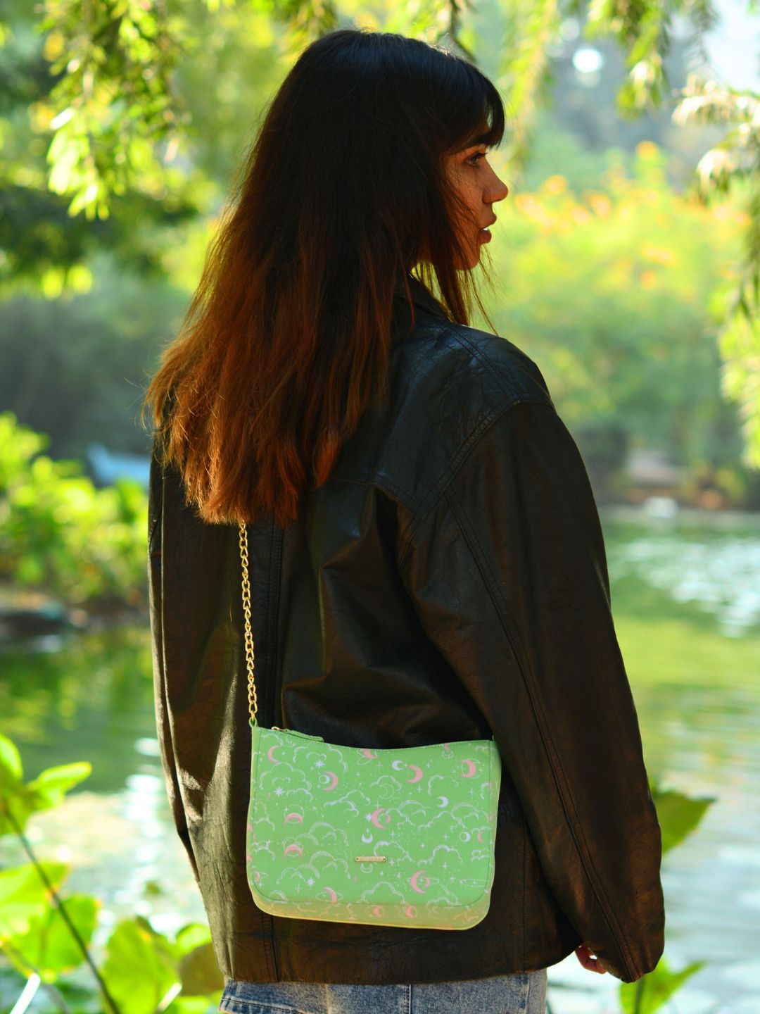 REGULAR SLING - Stars & Moon (Green)