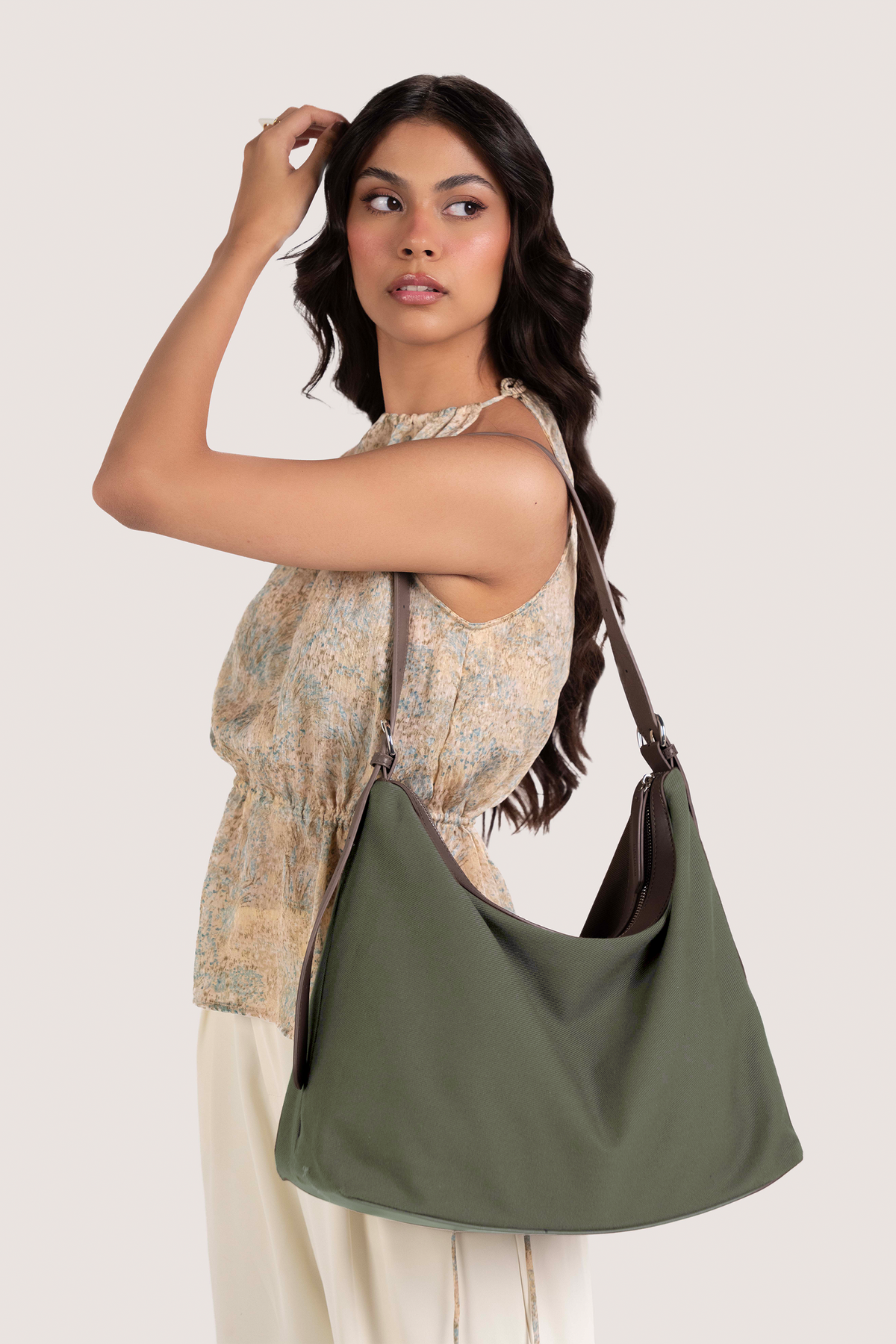 Moss Crossbody Laptop Bag