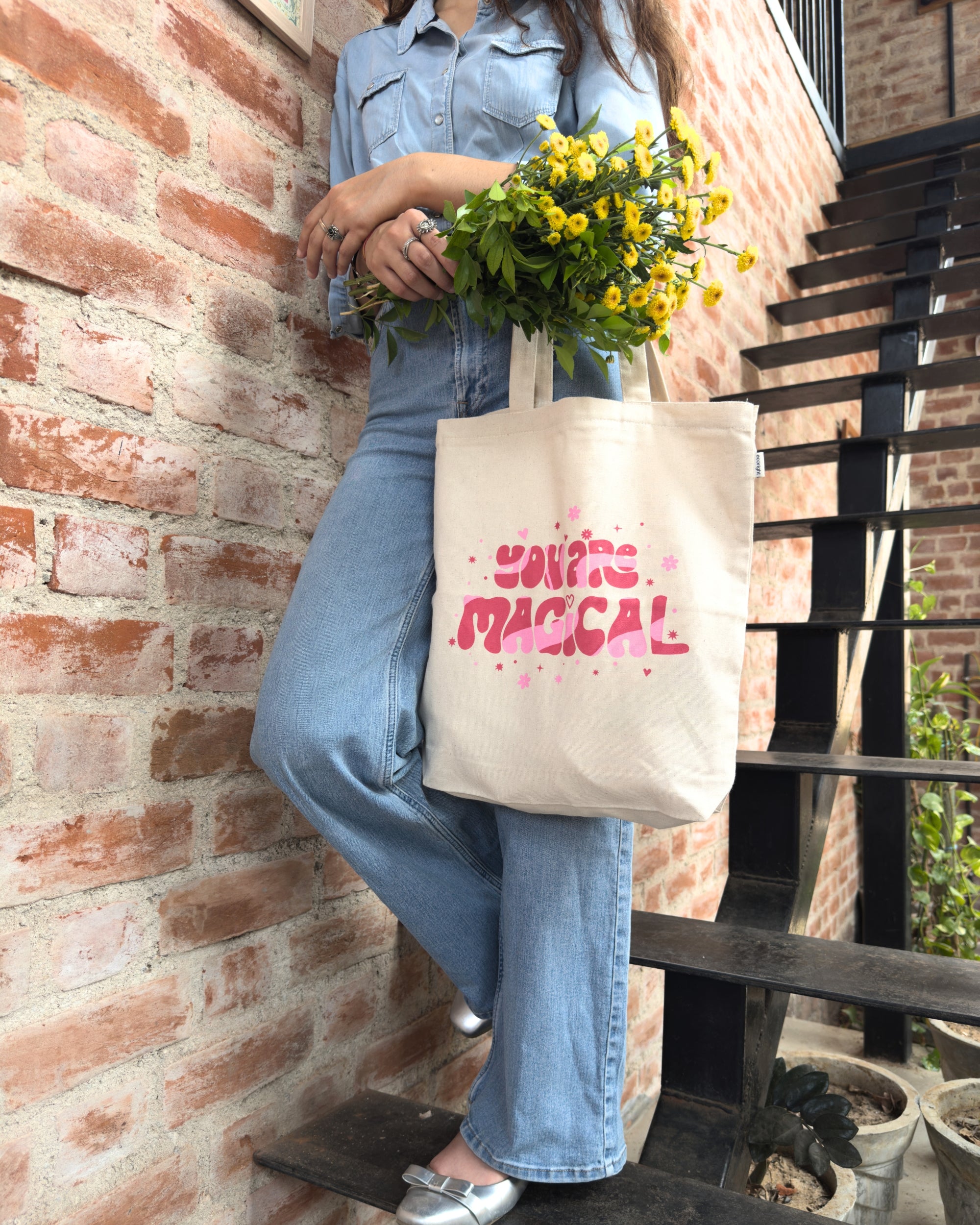 Zipper Tote Bag - Enchanting You