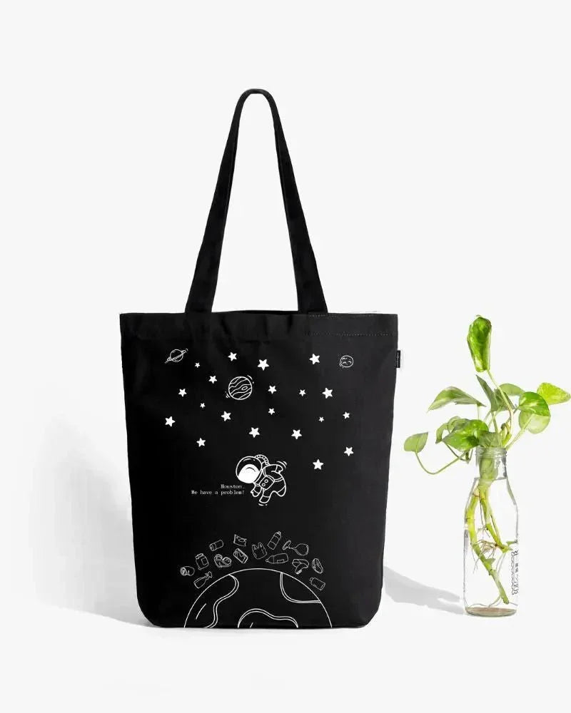 Buy Black Tote Bags for College Houston we have a problem – Ecoright