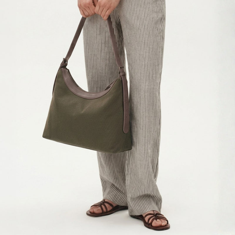 Moss Crossbody Laptop Bag