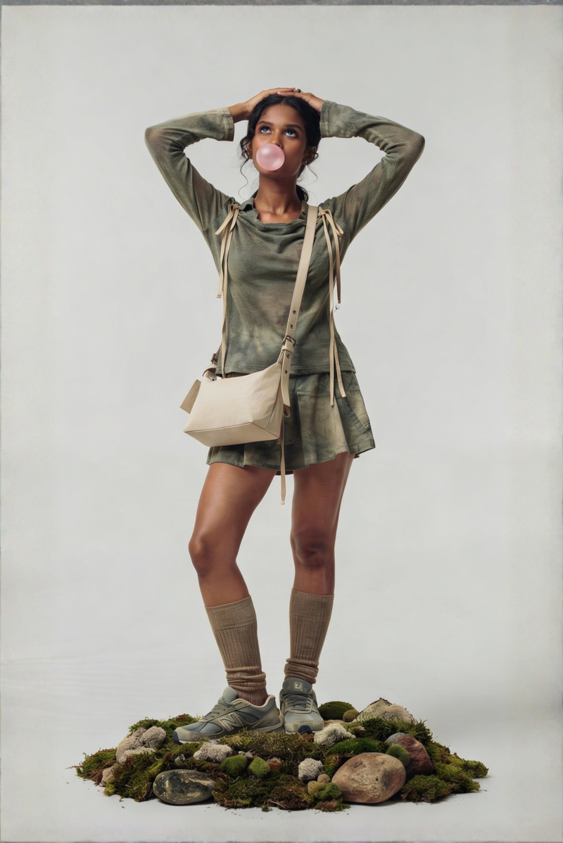 THE DEMI CROSSBODY BAG (MILK)