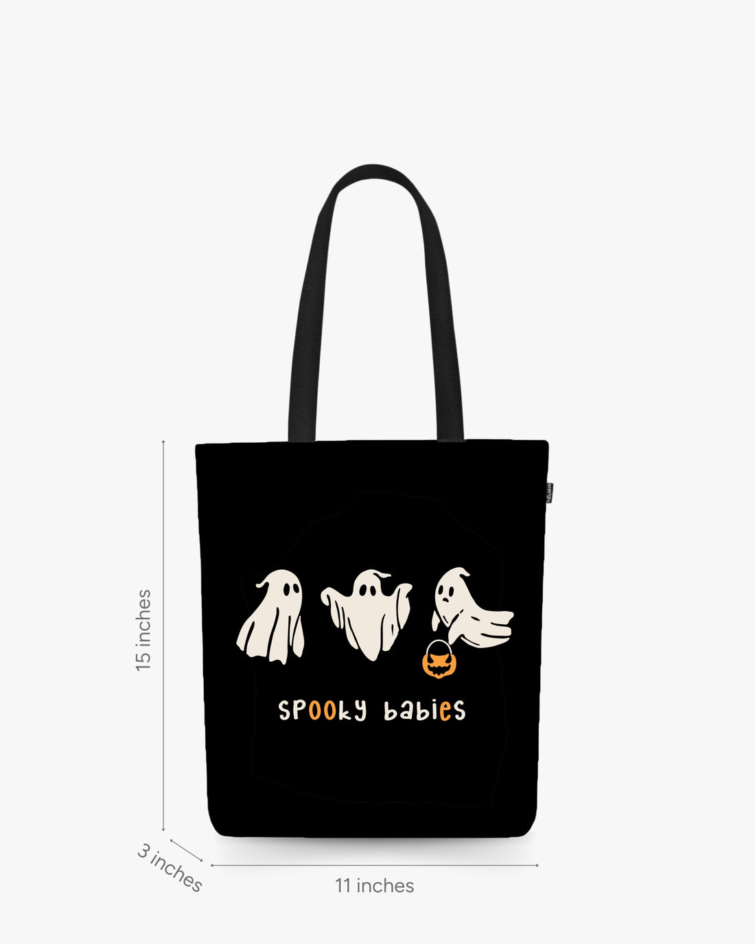 Zipper Tote Bag - Spookie