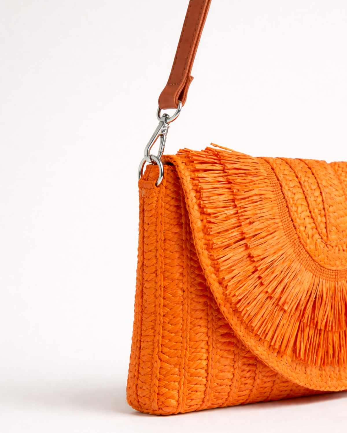 Sunset Fringed Clutch