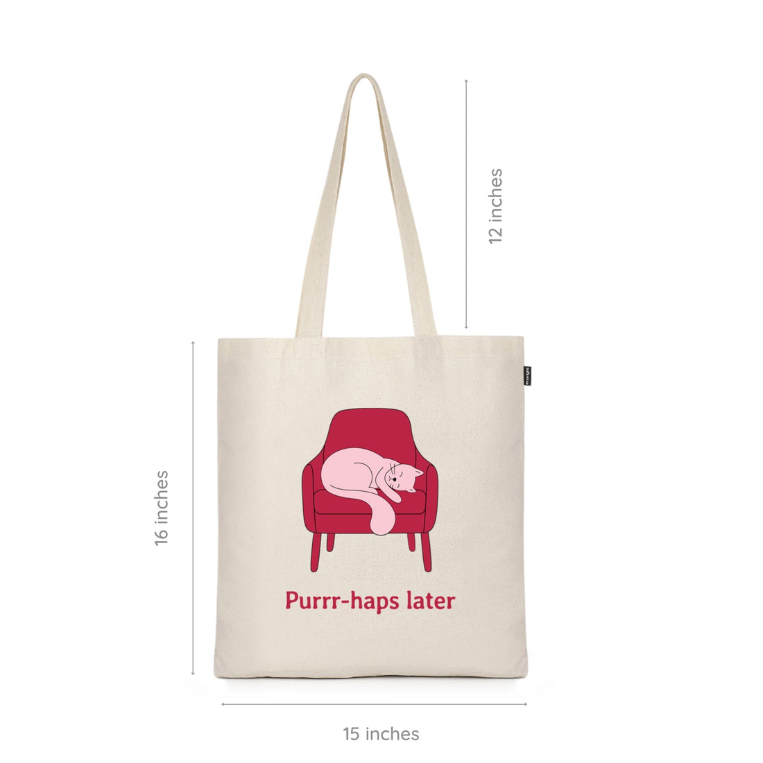 Cotton Tote Bag (Pack of 10) - Purrr-haps later