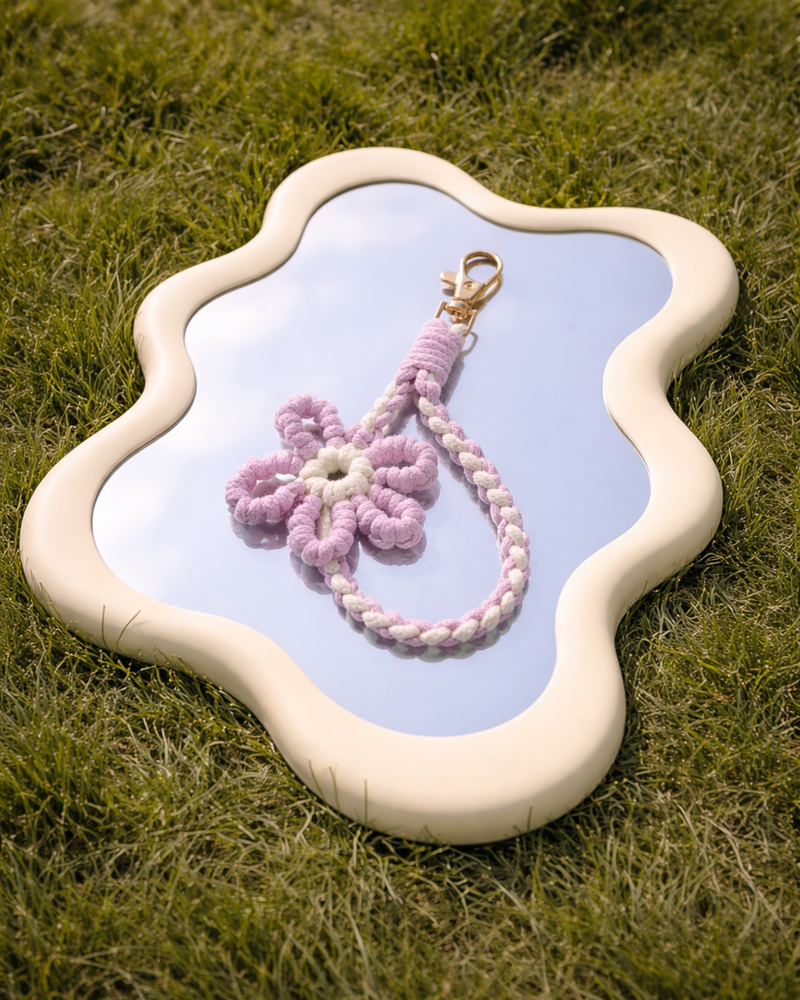 Petal Crochet Phone Charm