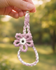 Petal Crochet Phone Charm