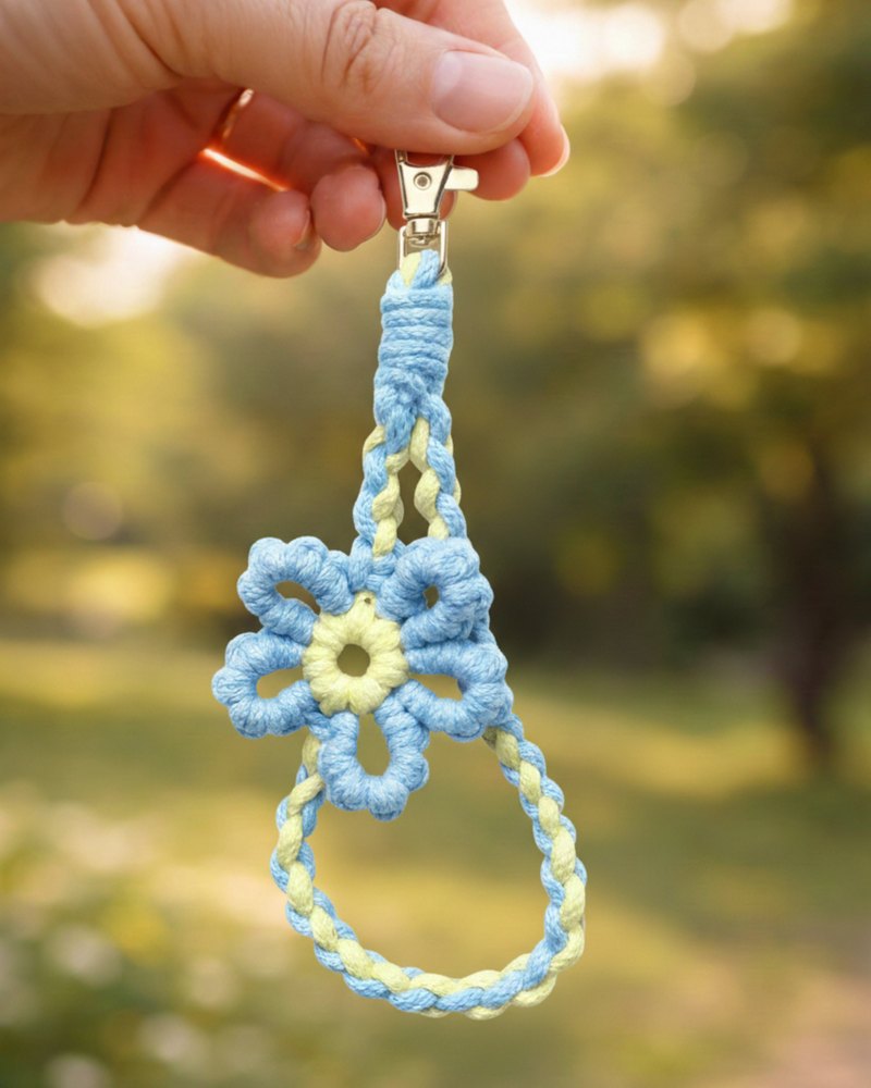 dottie crochet cute handmade phone strap