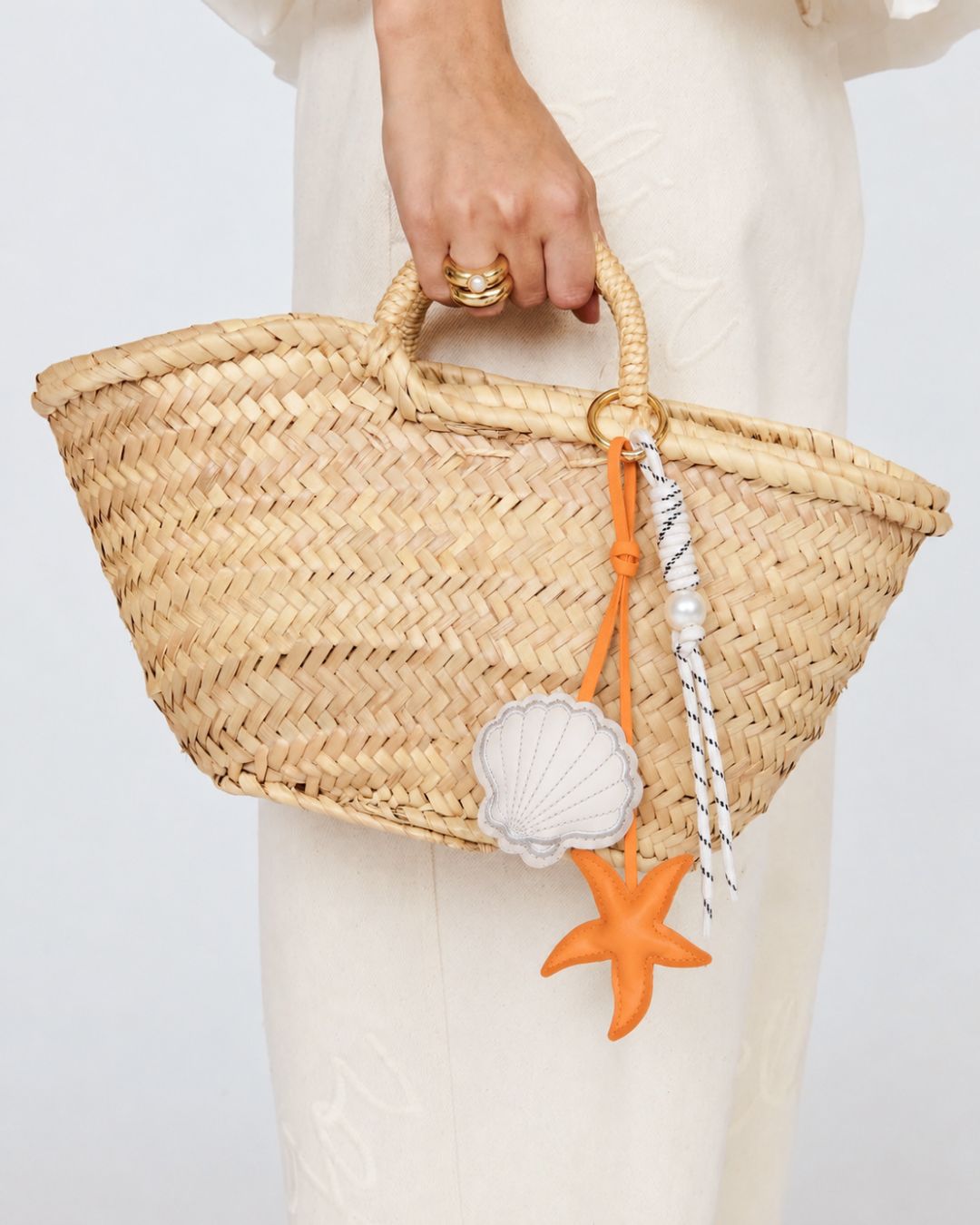 Coral Bag Charm