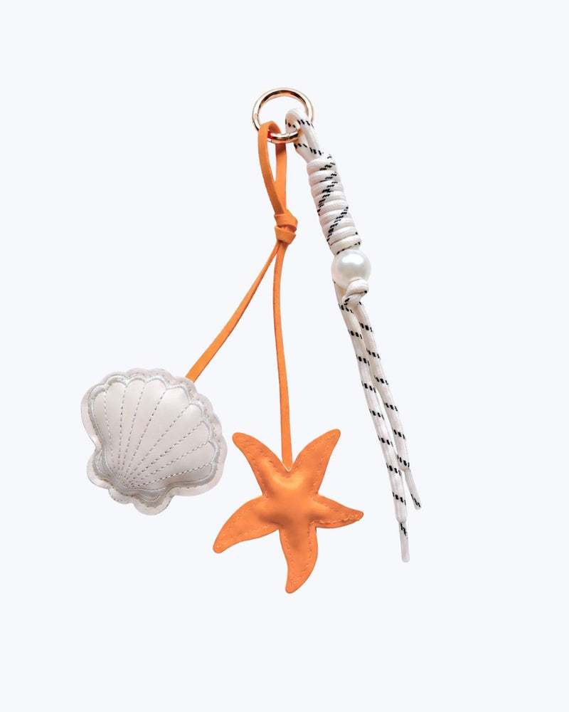 Coral Bag Charm