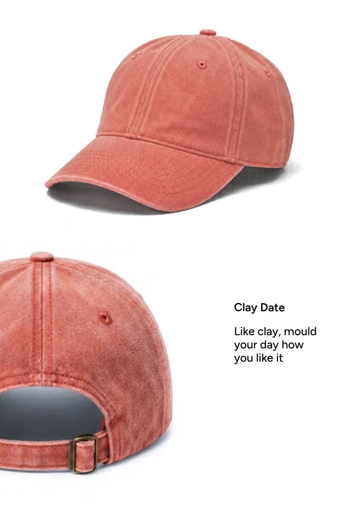 Clay Date Cap
