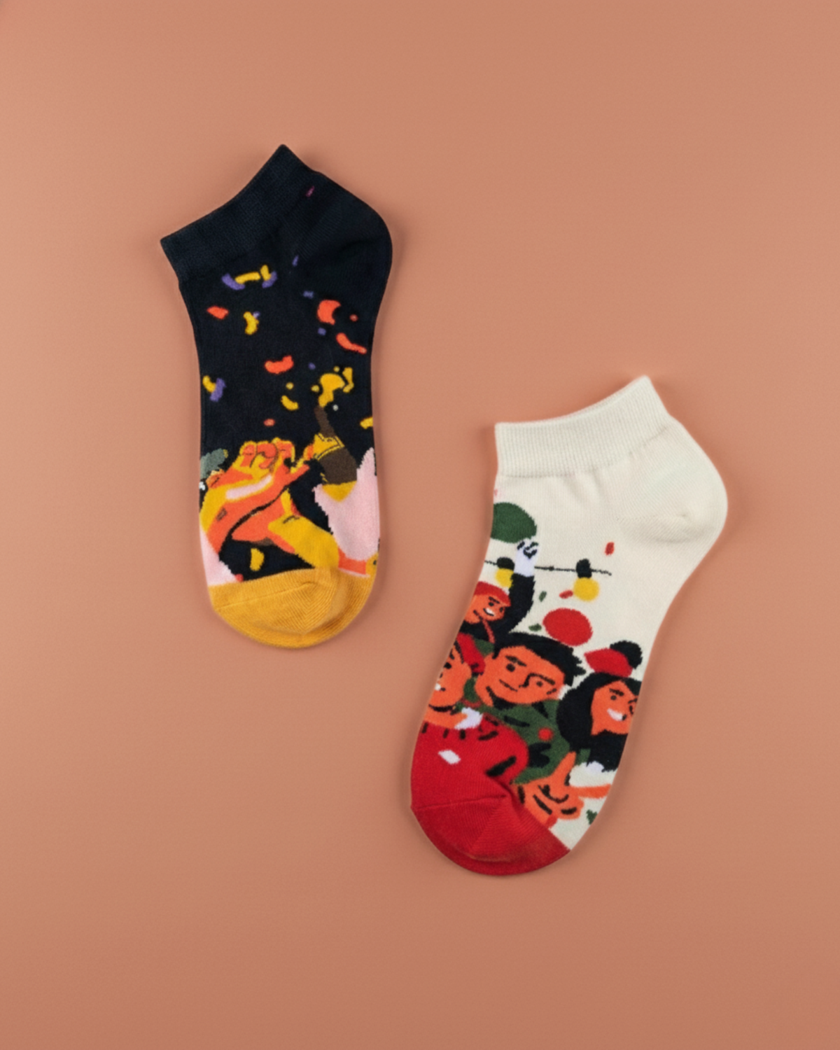 Hazy Hues (Pack of 2) Ankle Socks
