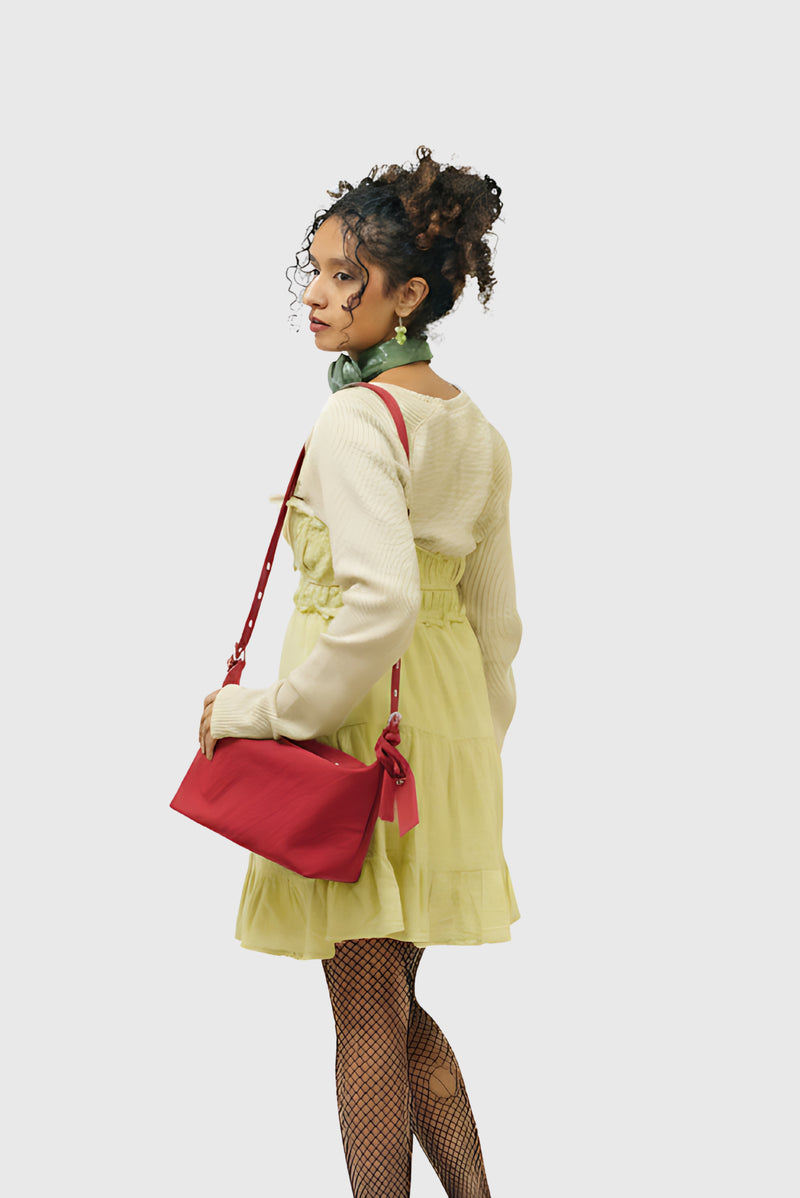 THE DEMI CROSSBODY BAG (RED)