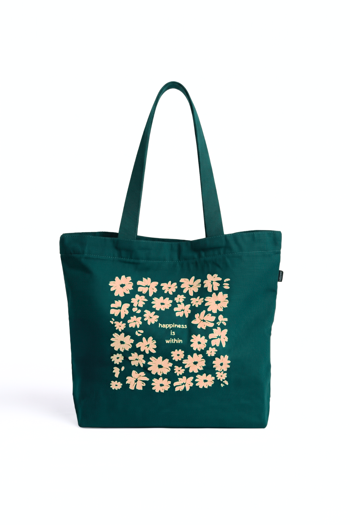 Perfectly Peachy Large Zipper Tote Bag