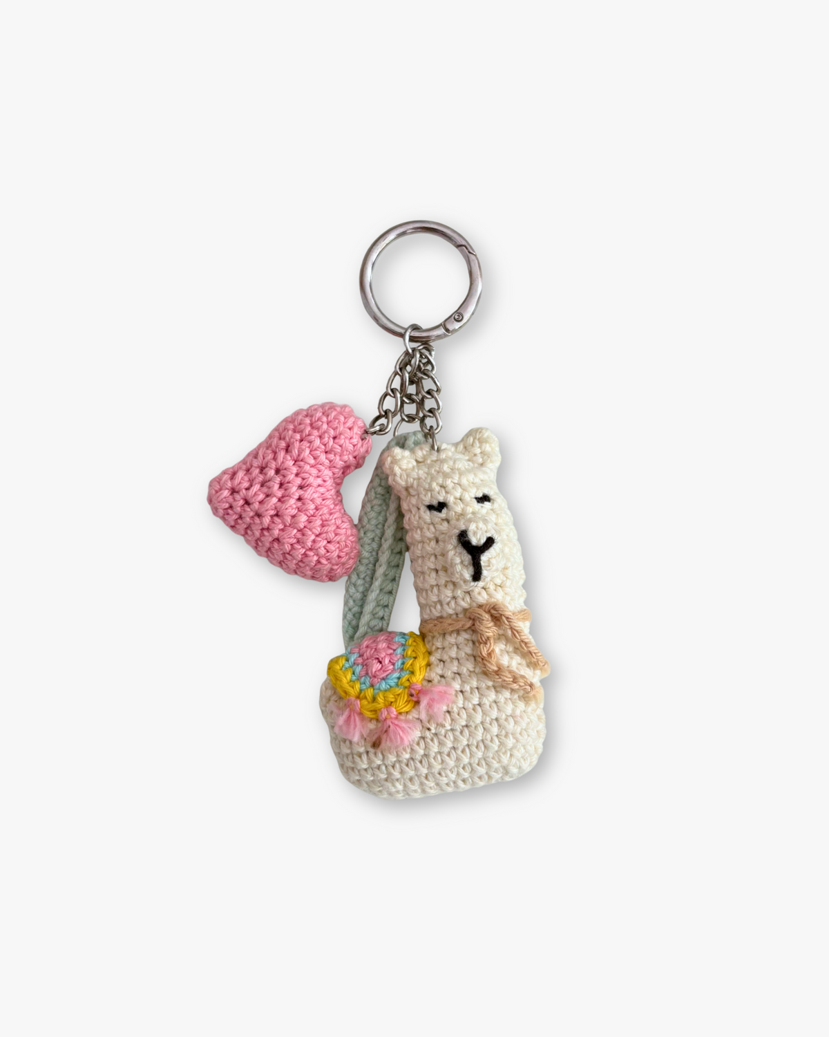 kino crochet handmade bag charm