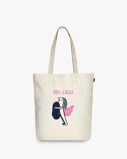 Zipper Tote Bag - Baked Behaviour