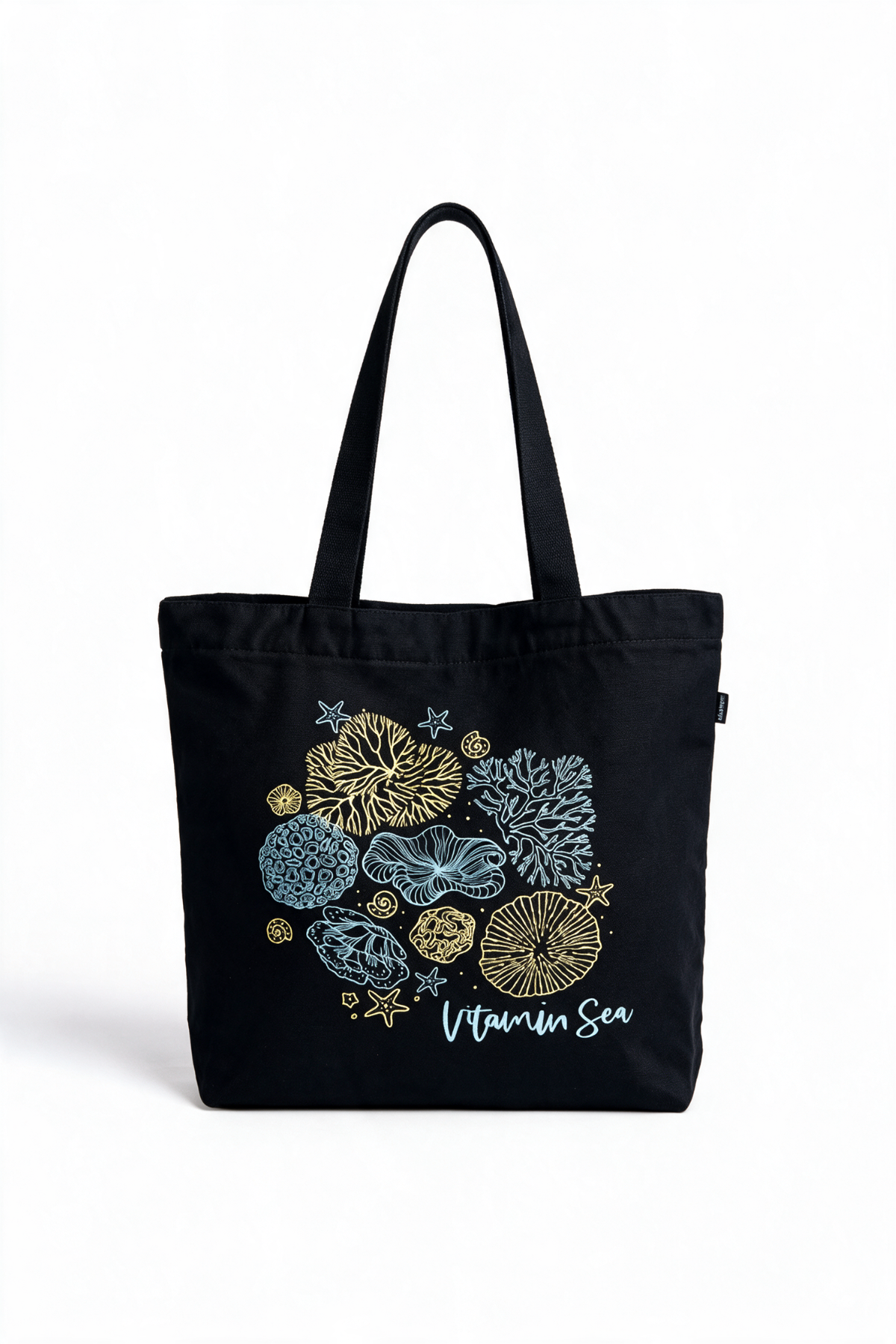 Vitamin Sea Large Zipper Tote Bag