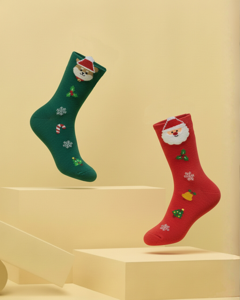 Santa’s Socks ( Pack of 2 )