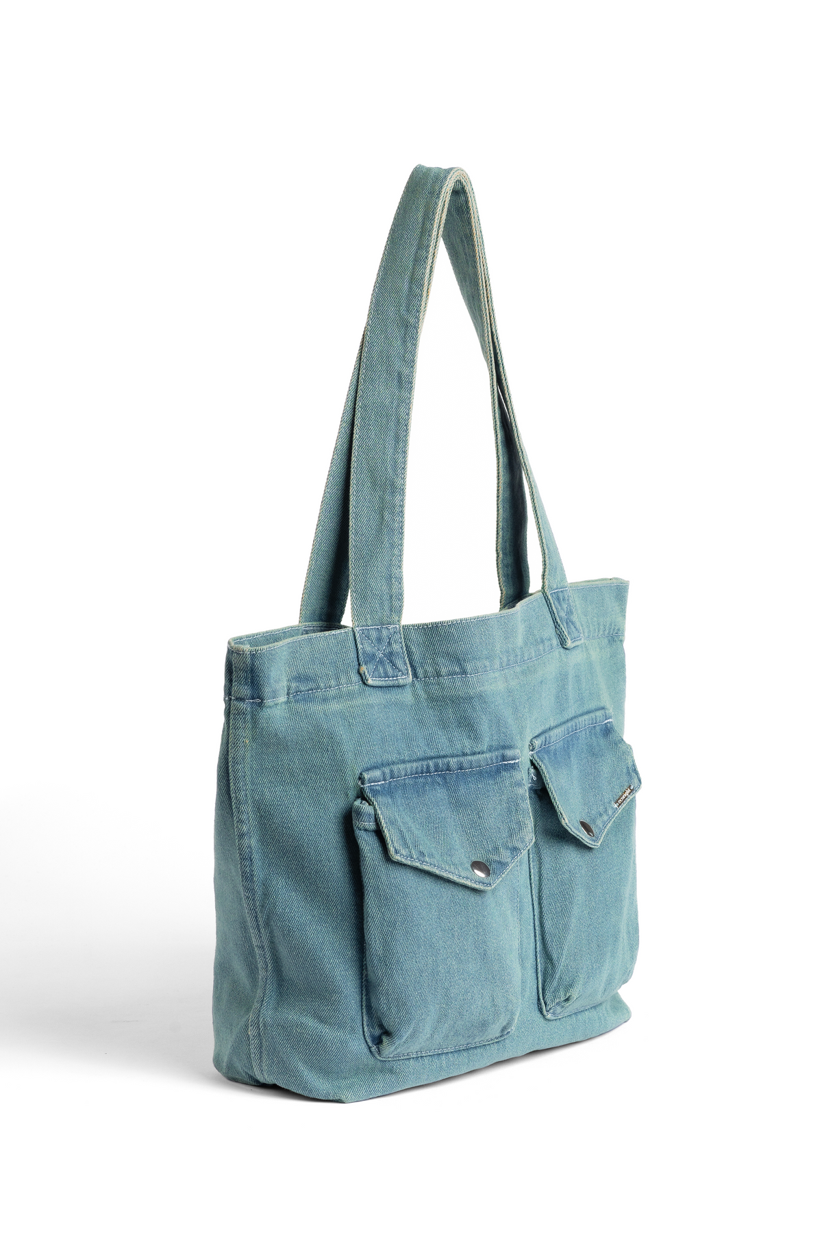 August Denim Tote Bag