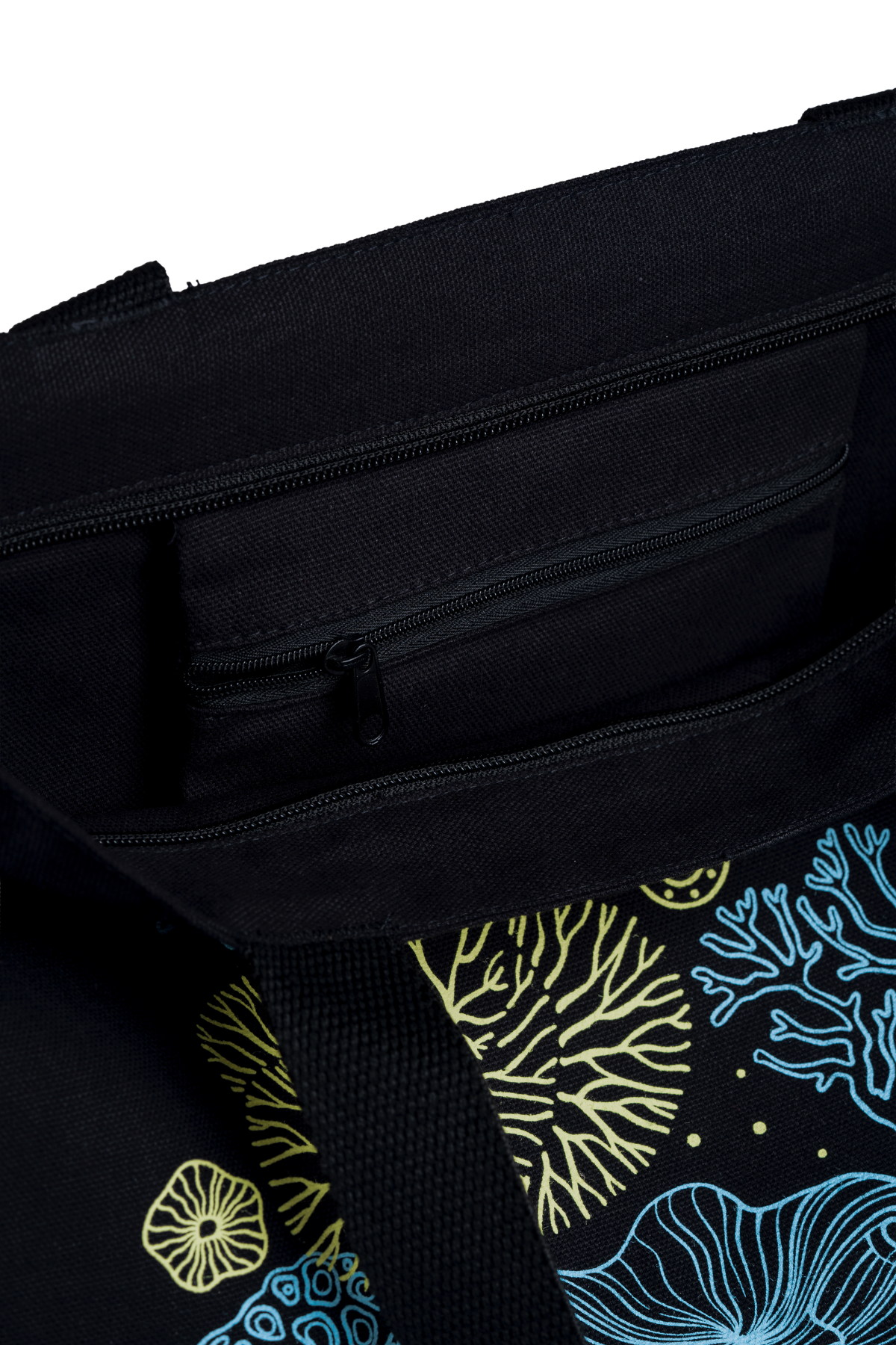 Vitamin Sea Large Zipper Tote Bag