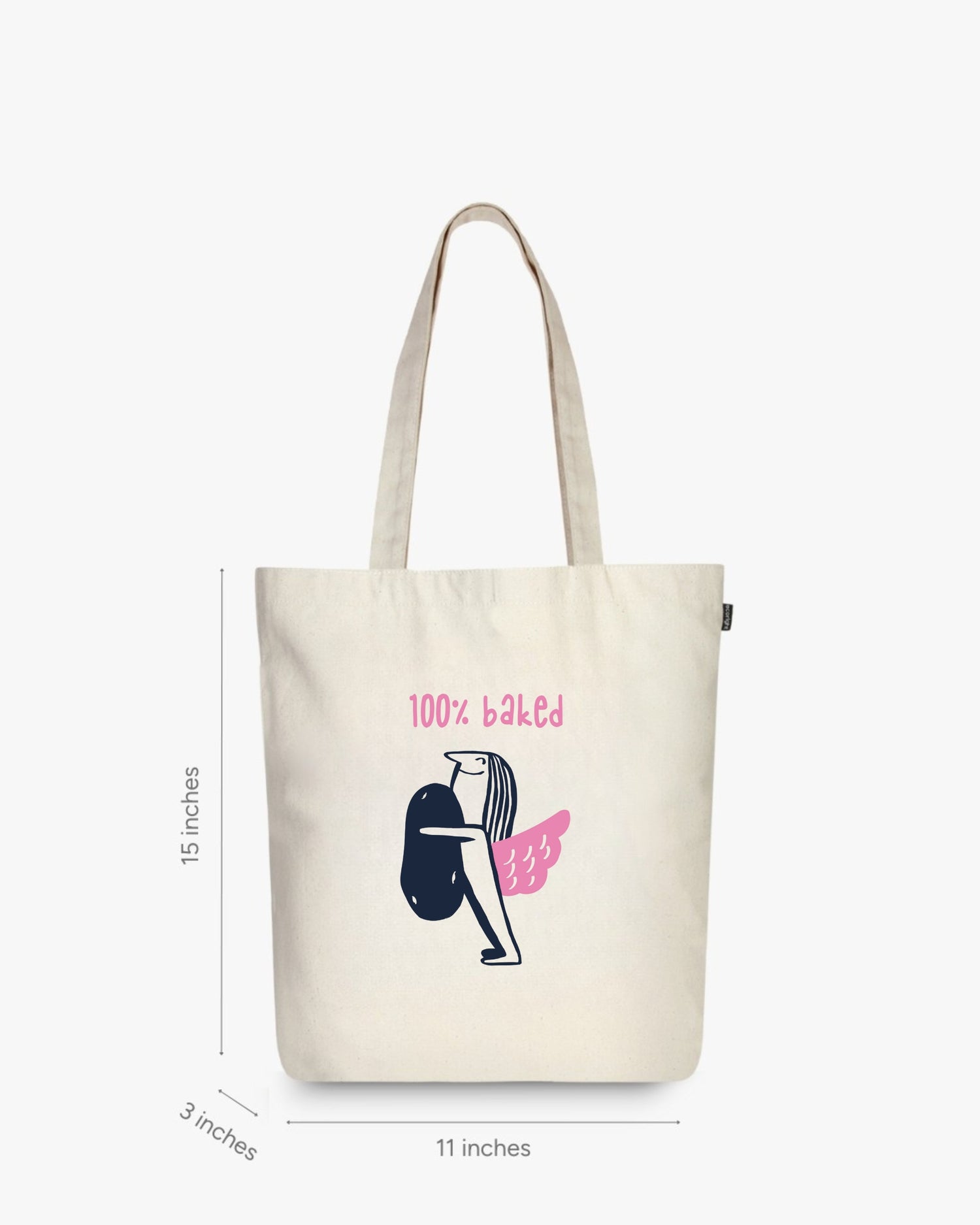 Zipper Tote Bag - Baked Behaviour