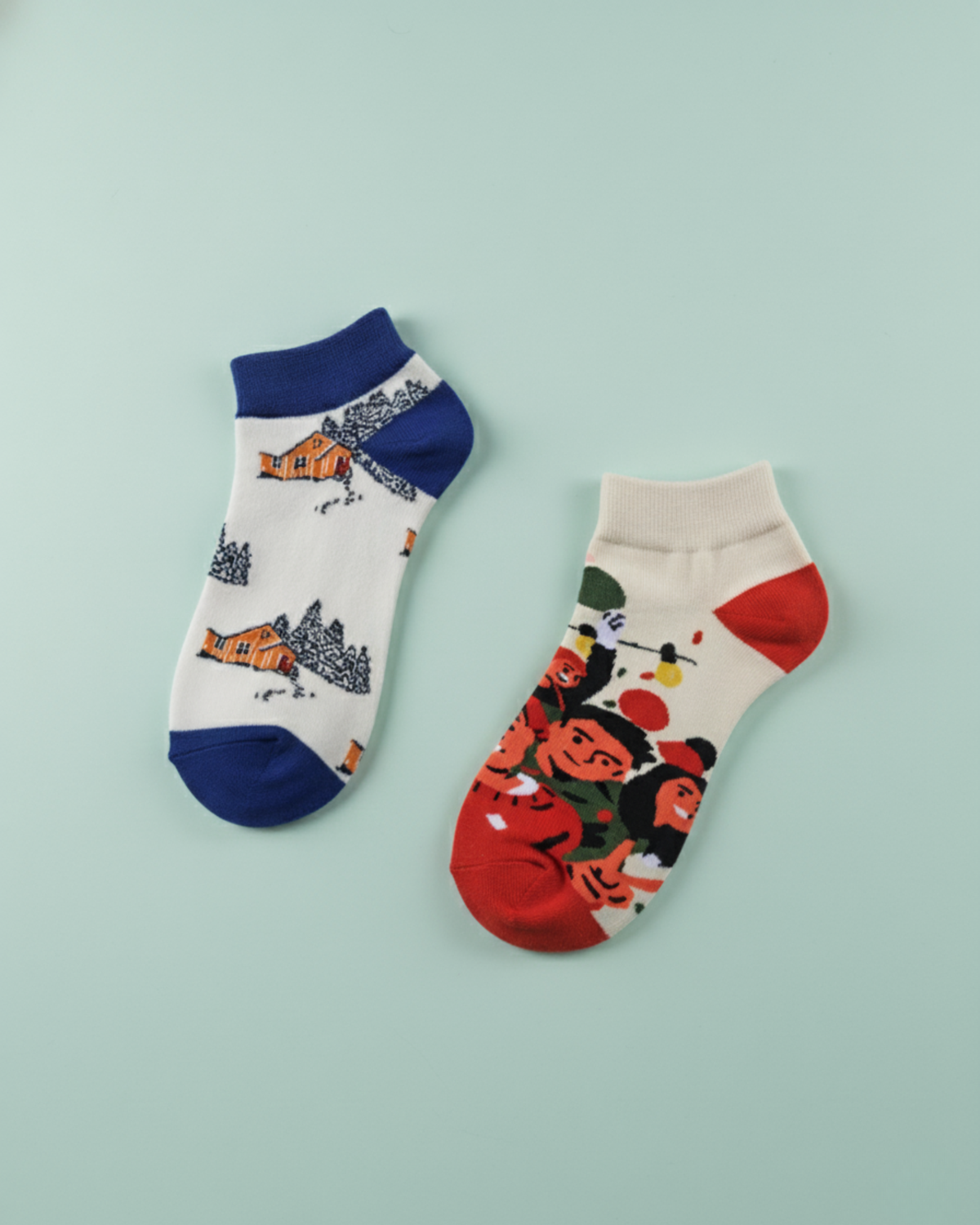 House Party ( Pack of 2 ) Ankle Socks