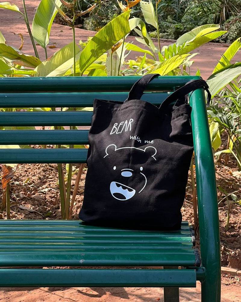 Women tote bag, Tote bag in black, Shoulder handbags, Side bags, Gift for girls, Ecoright
