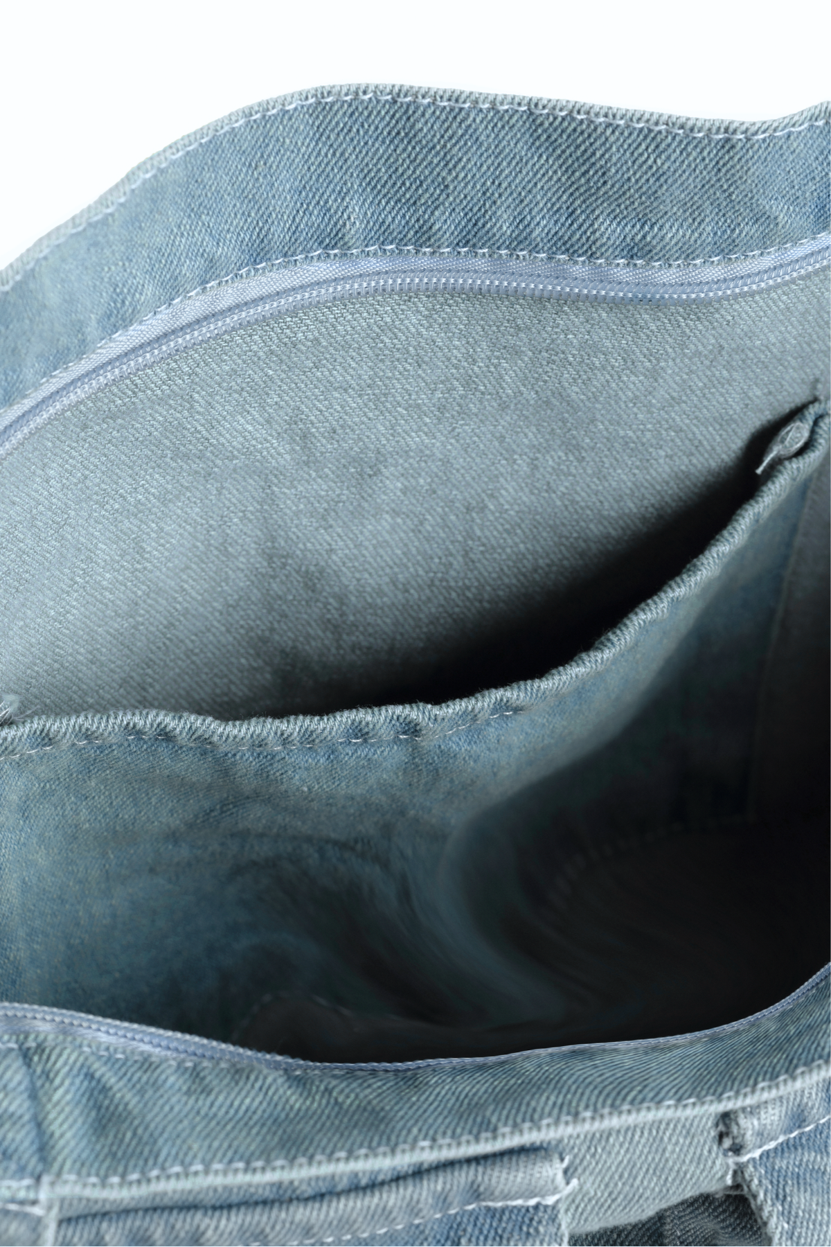 April Denim Tote Bag