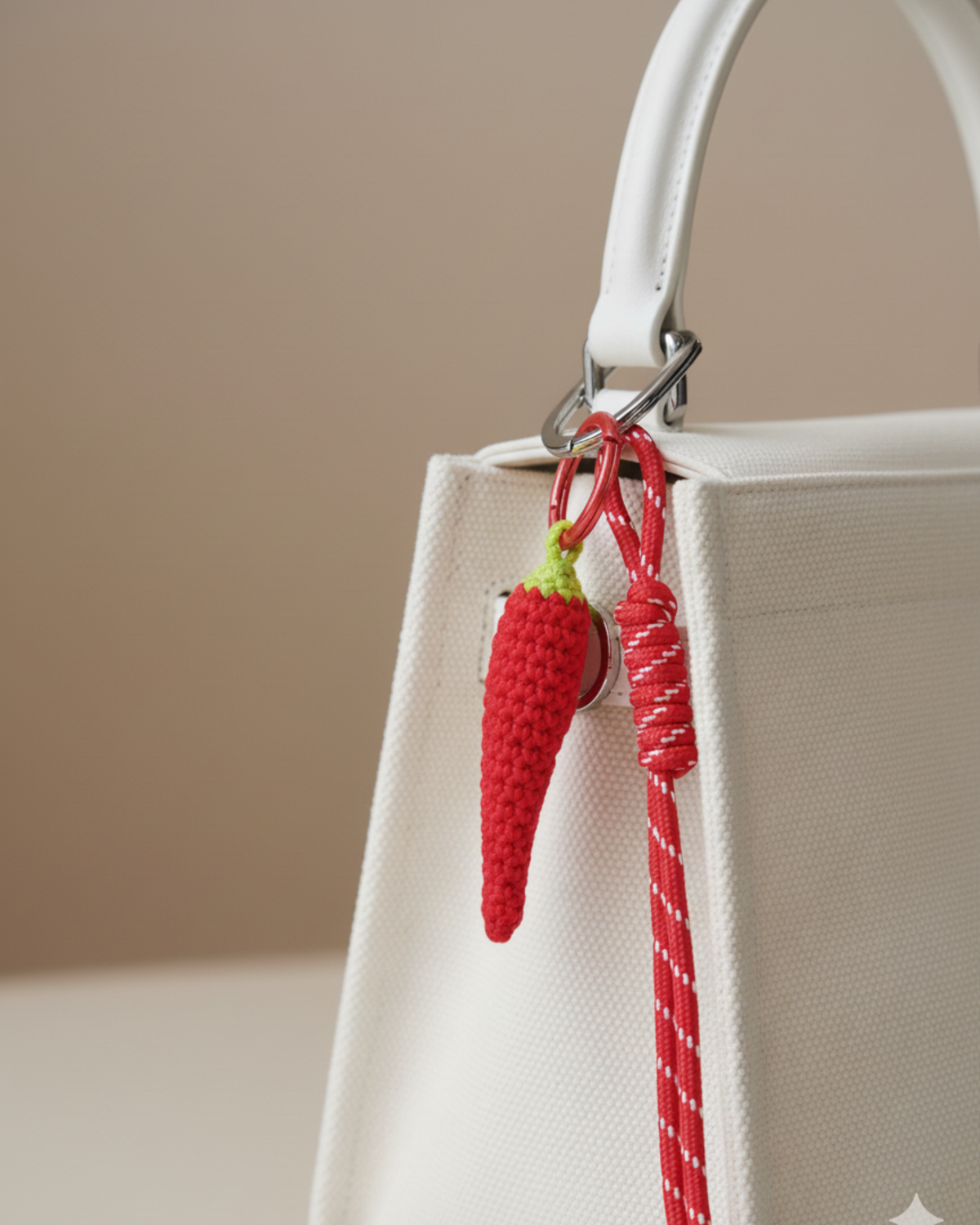 zing crochet handmade bag charm