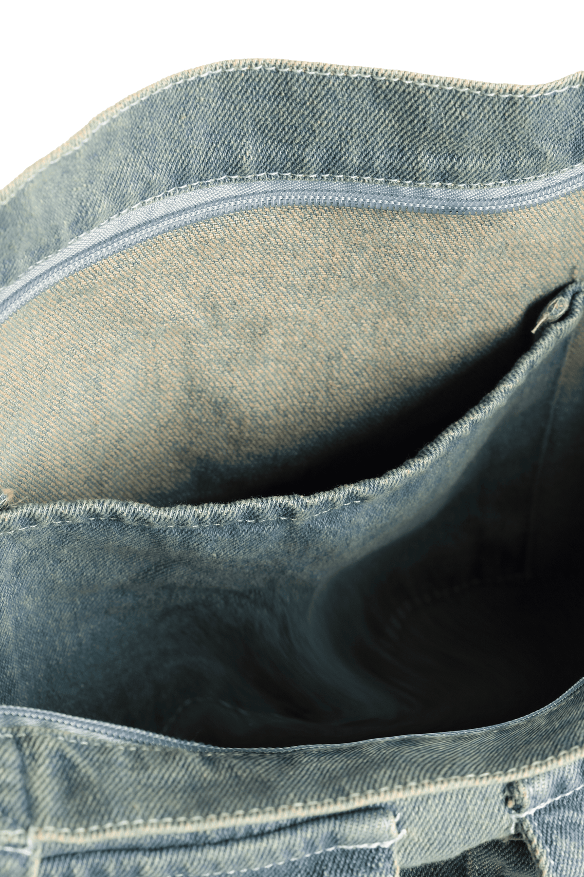 August Denim Tote Bag