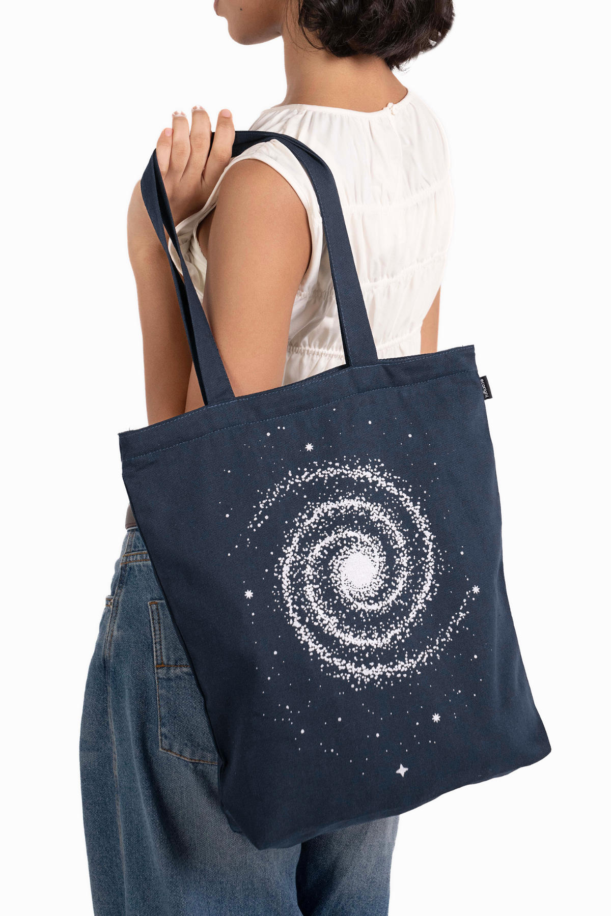 The Milky way Zipper Tote Bag