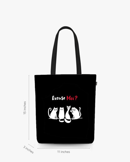 Zipper Tote Bag - Paws Off