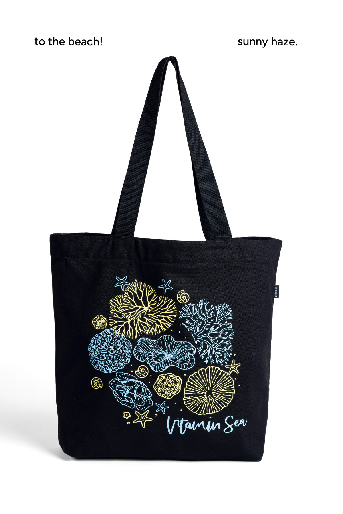 Vitamin Sea Large Zipper Tote Bag