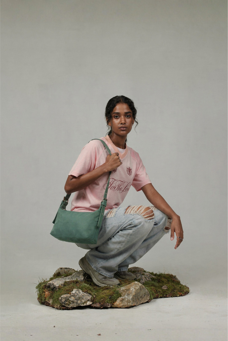 THE DEMI CROSSBODY BAG (GREEN)