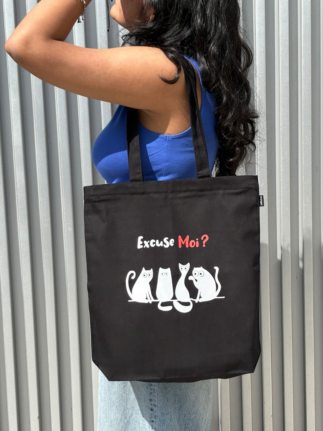 Zipper Tote Bag - Paws Off