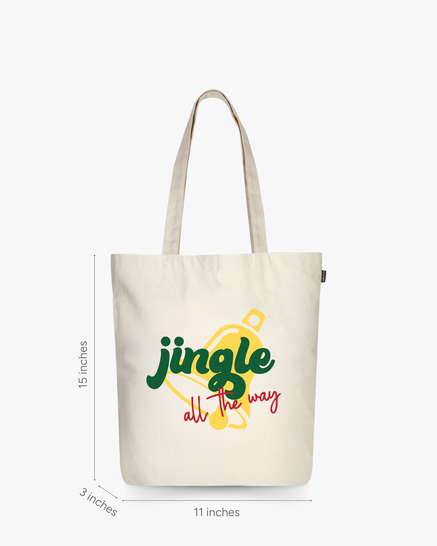 Zipper Tote Bag - Jingle Days