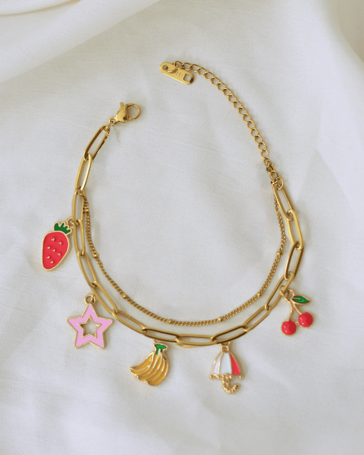 Sweet Spot | Demi Fine Jewellery | 18k Gold Plated Charm Bracelet