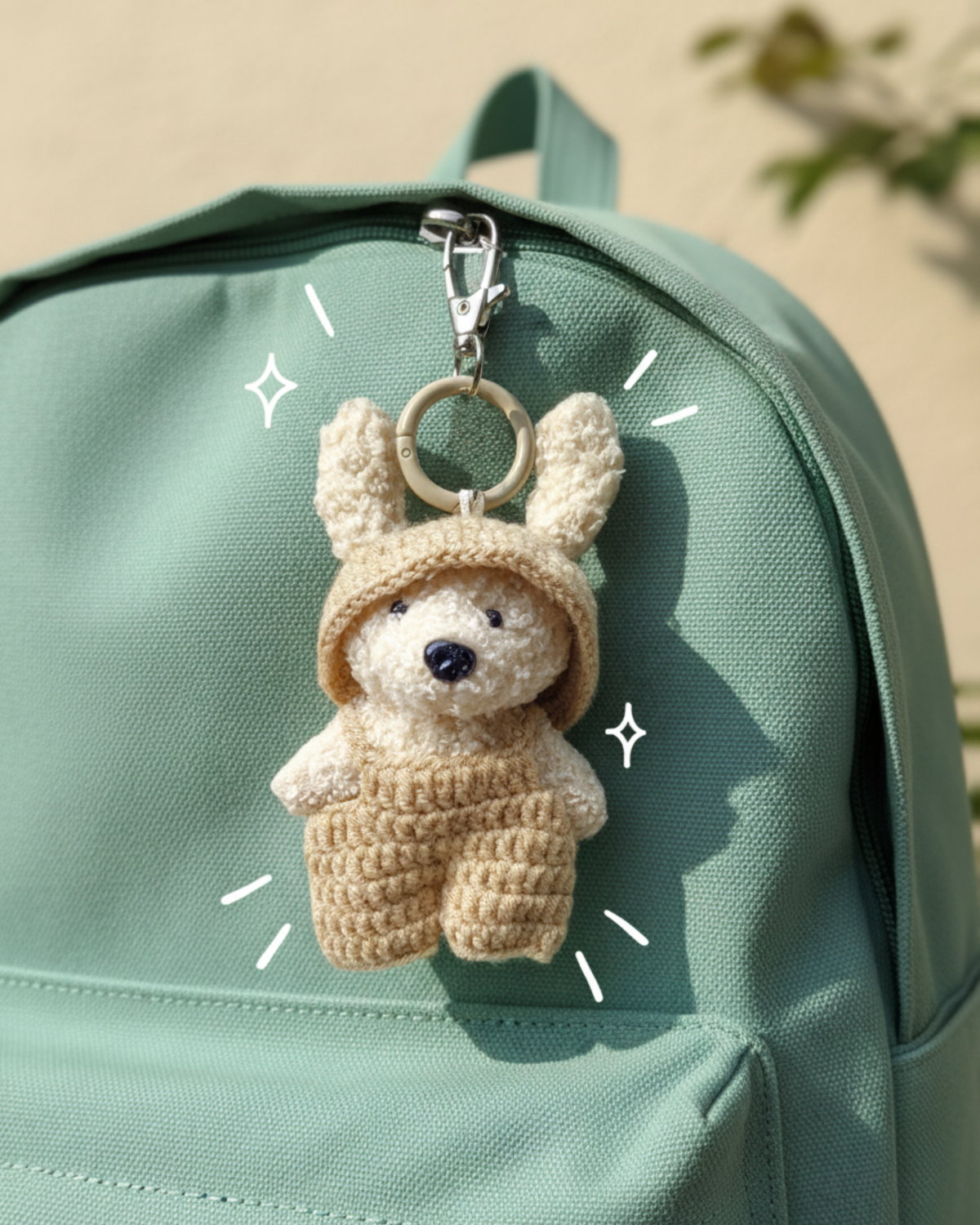 marlow crochet bag charm accessory
