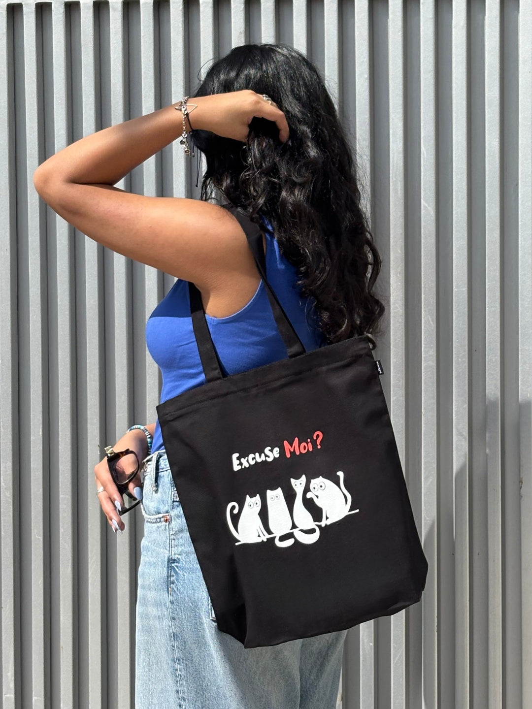 Zipper Tote Bag - Paws Off