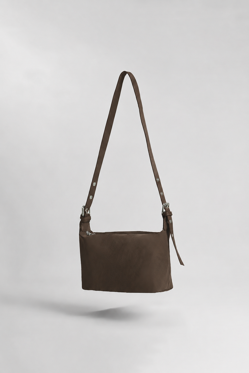 THE DEMI CROSSBODY BAG (BROWN)