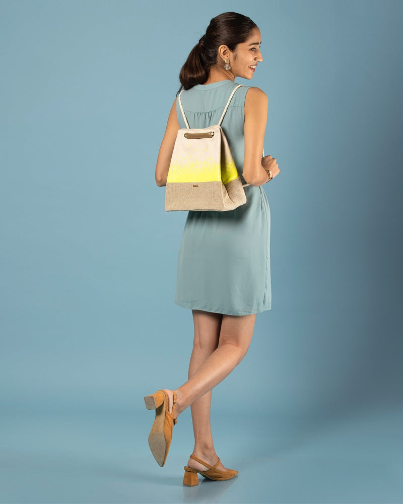 Convertible Backpack - Wild Grass is Greener: Eco-Friendly and Sustainable Convertible Tote Bags by ecoright