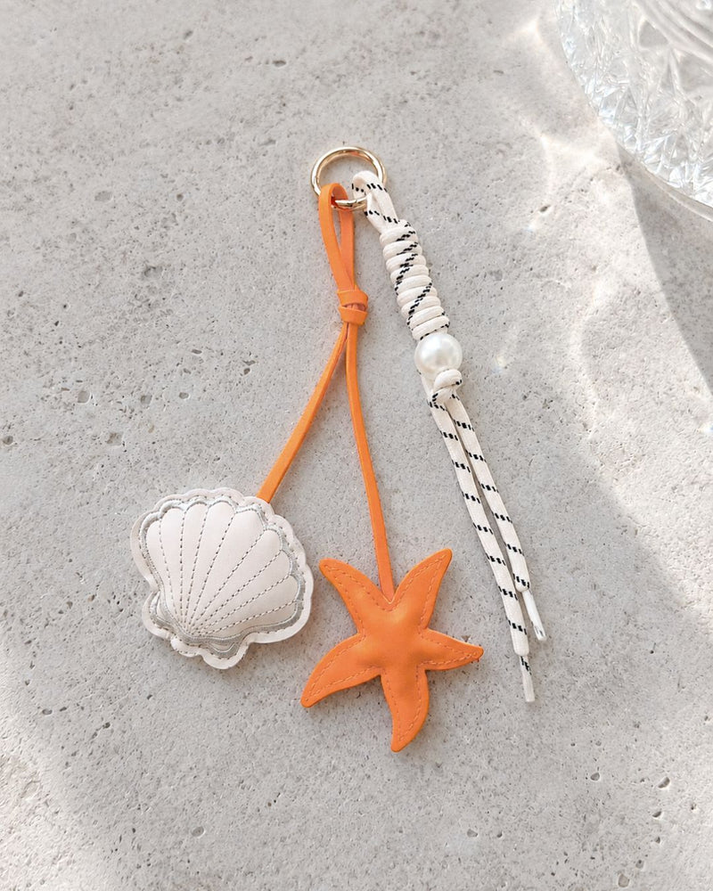 Coral Bag Charm