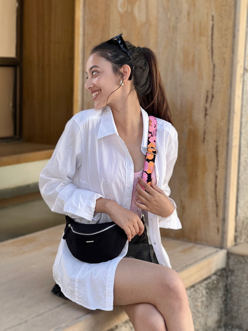 floral print fanny pack