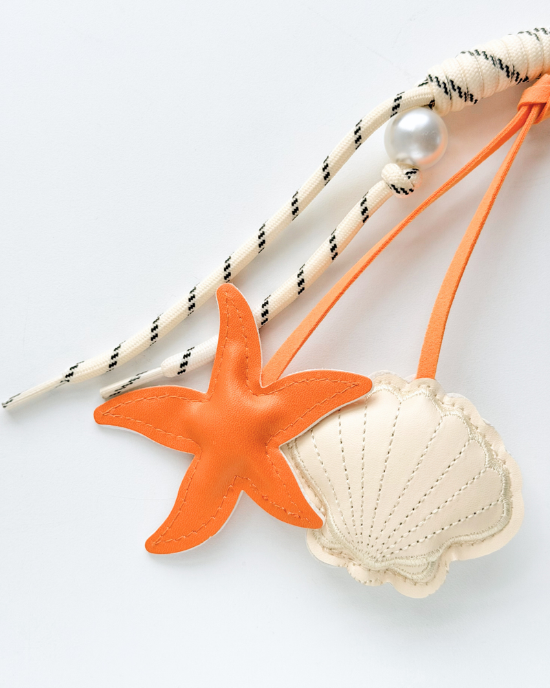 Coral Bag Charm
