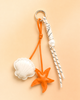 Coral Bag Charm