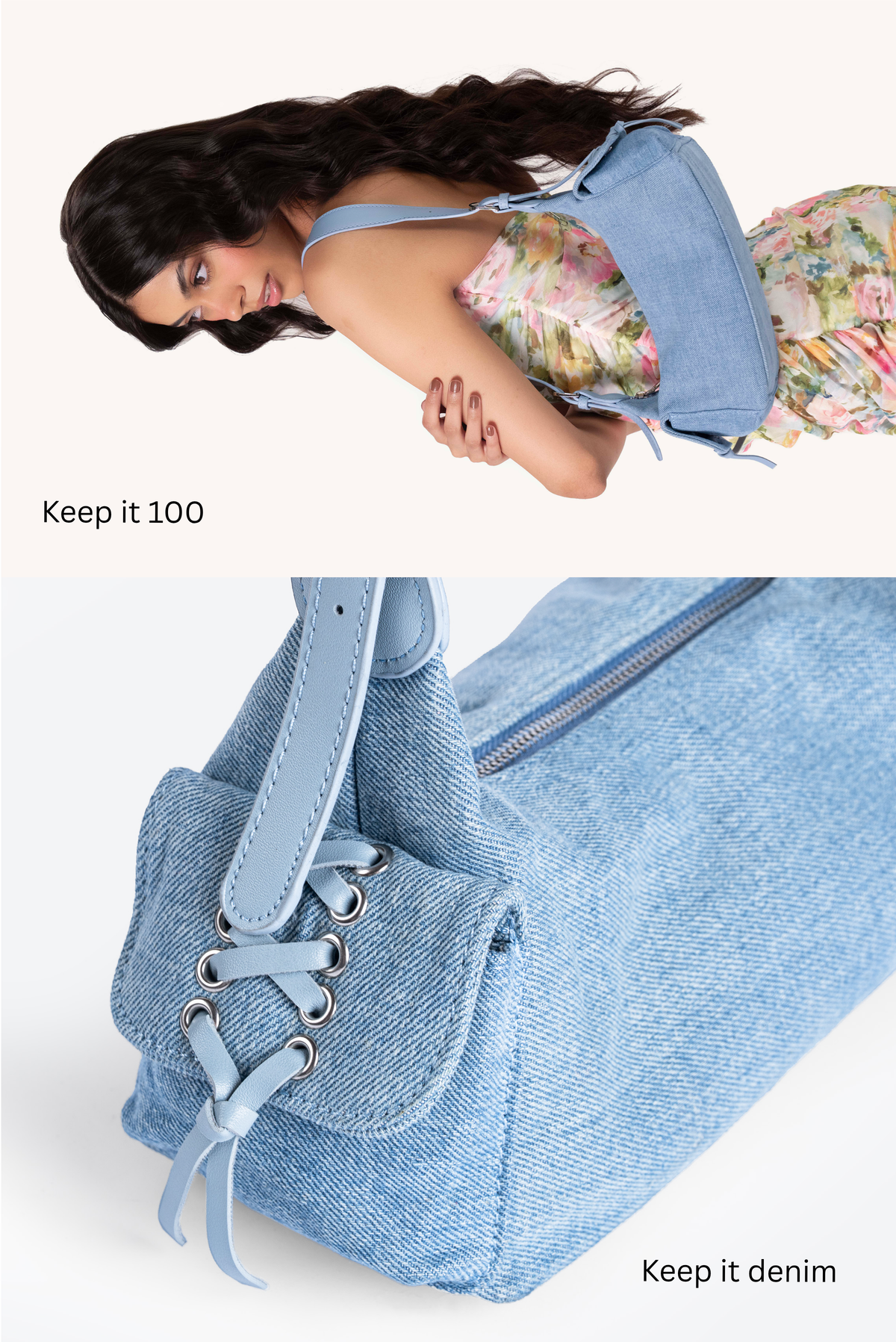 Stella Denim Shoulder Bag