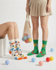 Mismatch Society ( Pack of 2 ) Crew Socks