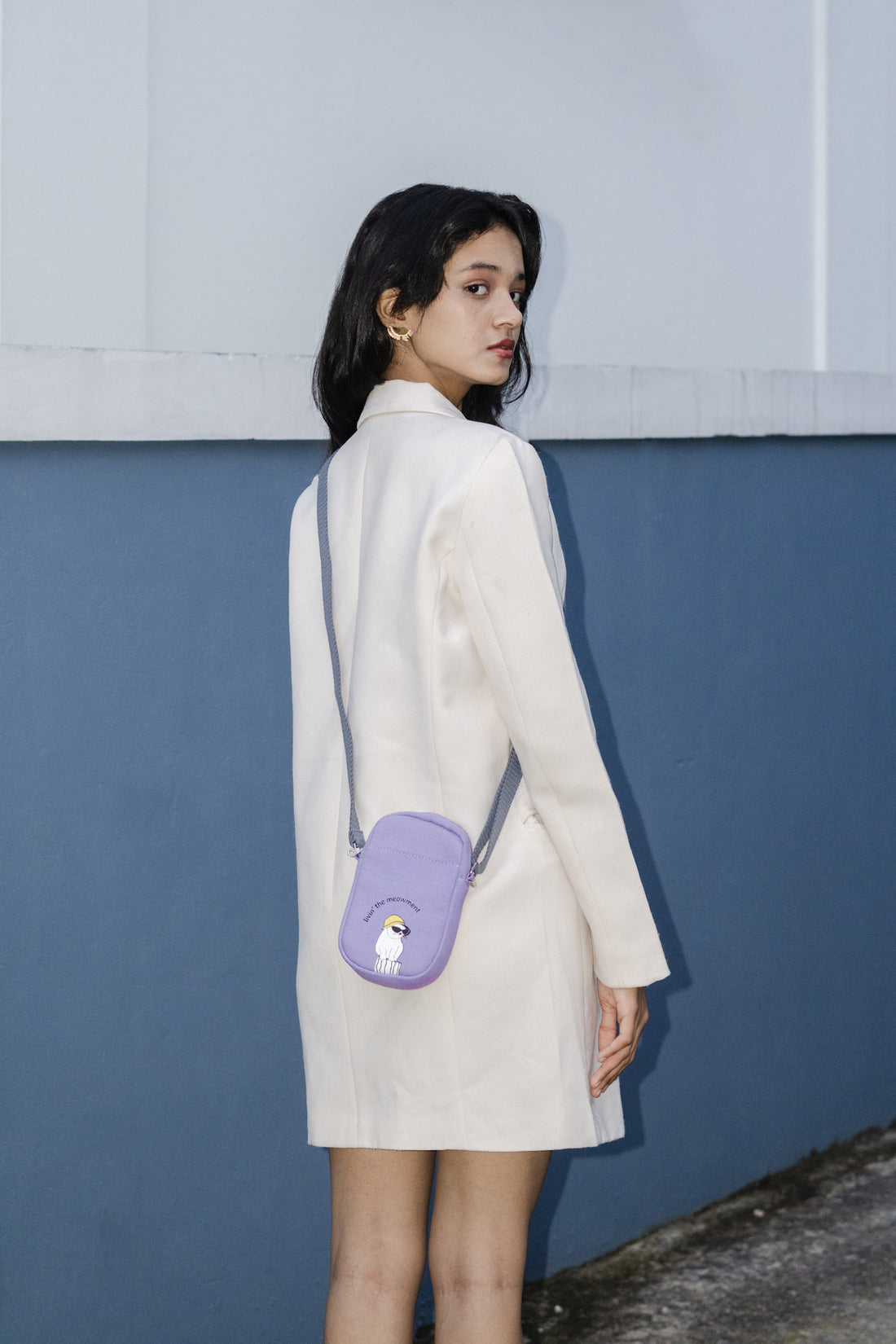 The Phone Bag (Meowment) &amp; Zipper Tote Bag (Paws Off)